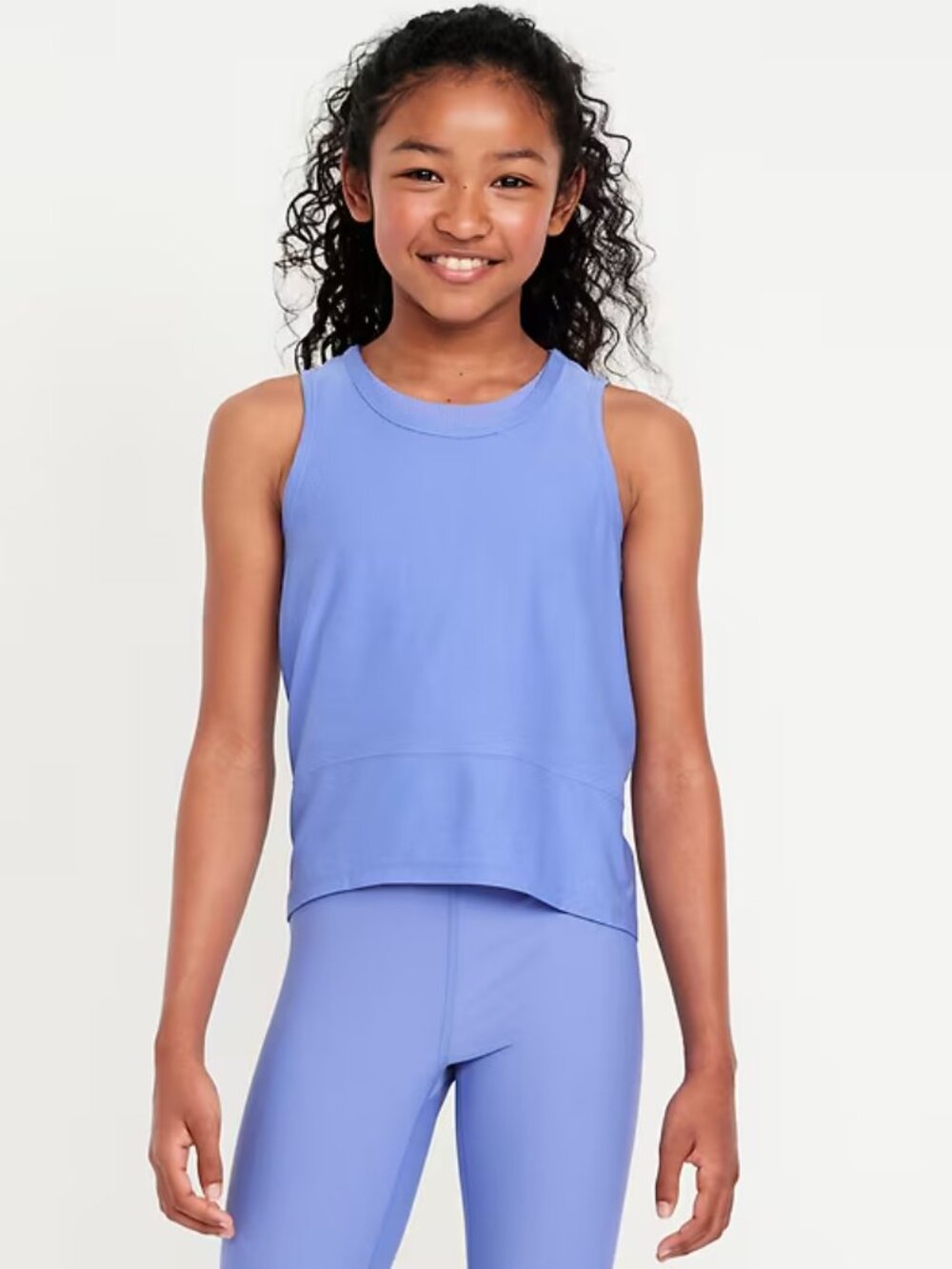 Old Navy Girl’s Periwinkle Blue Cropped Tank Top size Large